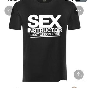 Tee shirt with saying